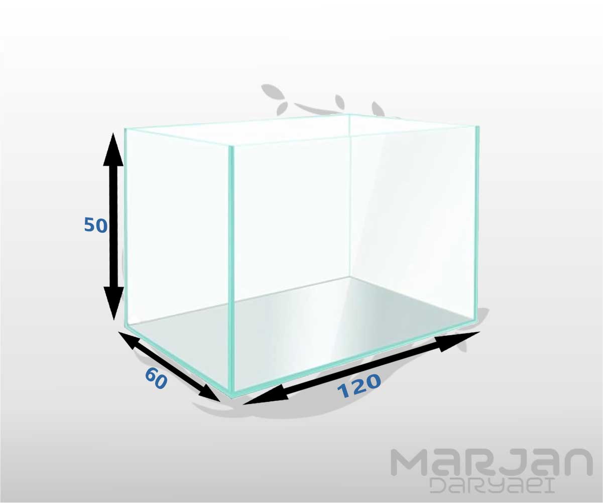 120 آکواریوم سوپر کلیر APA ابعاد50*60*120 (پک کامل اورفلو اکسترنال) - Image 1